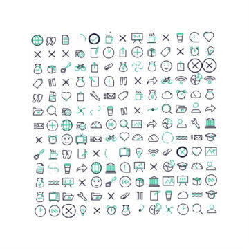 Pastiche animated icons