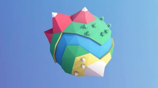 Low-Poly Mini Planet