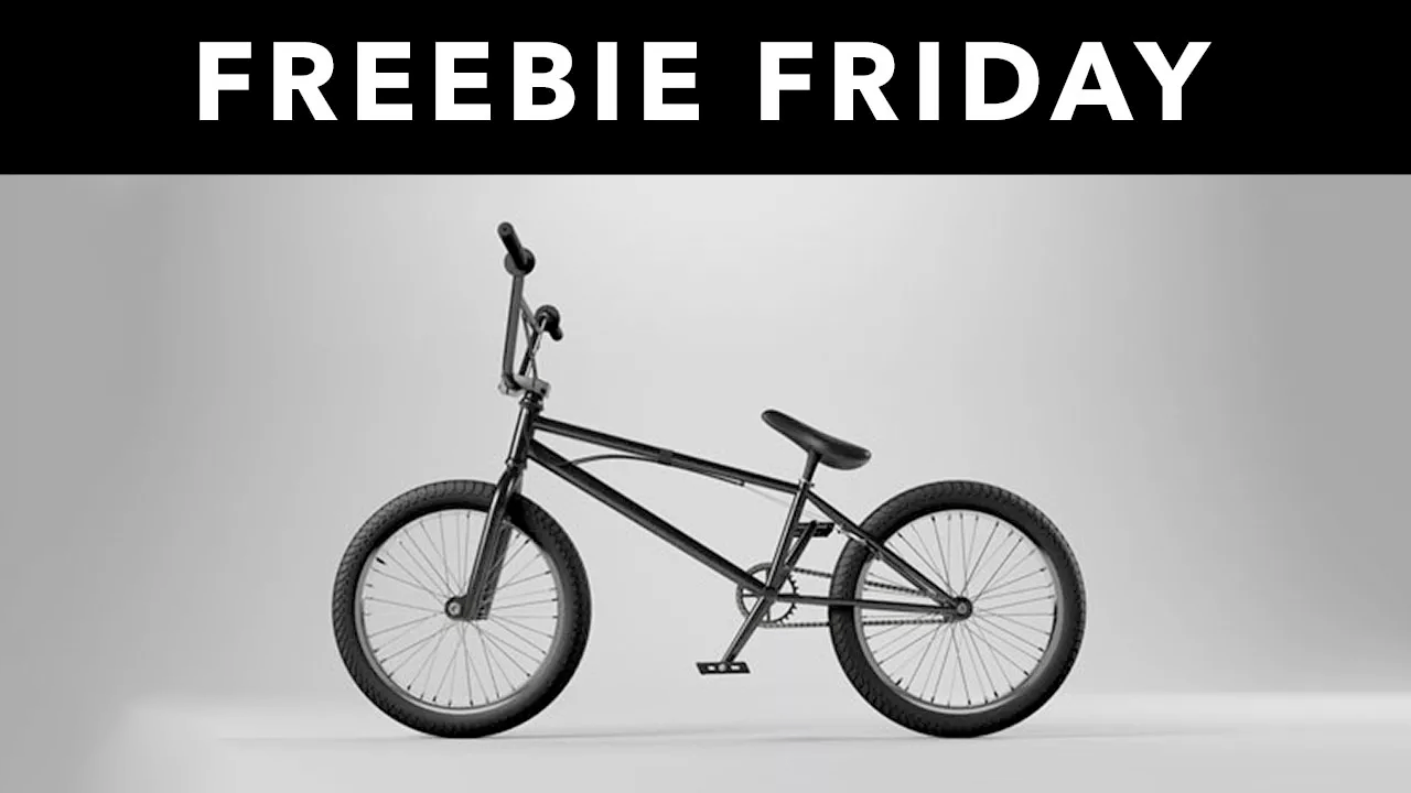 Freebie: BMX Bike Cinema 4D 3D Model
