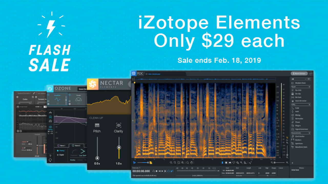 izotope presidents day flash sale