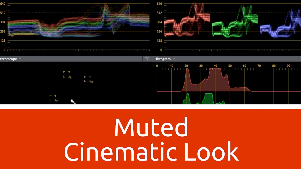 muted cinematic look resolve tutorial