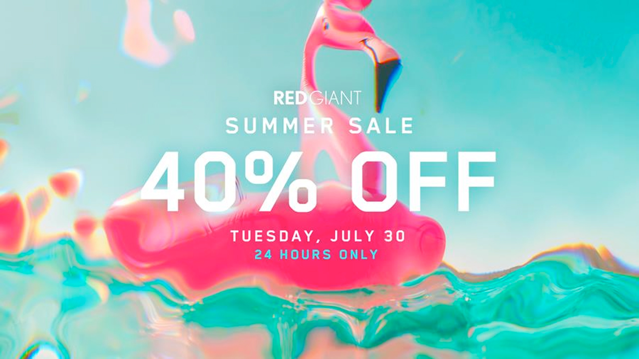 red giant 40% off 24 hour sale