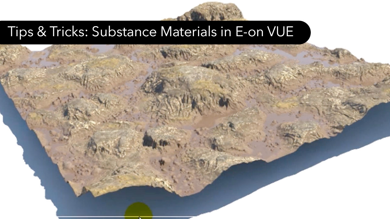 Substance Materials in E-on Vue