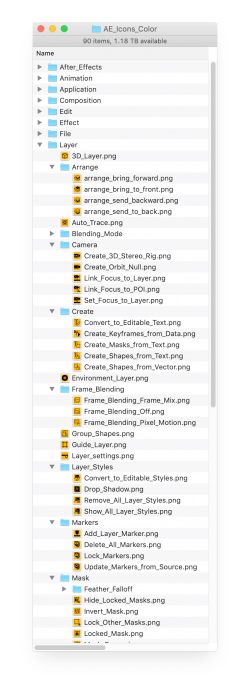 slideshowfx ae icons file structure