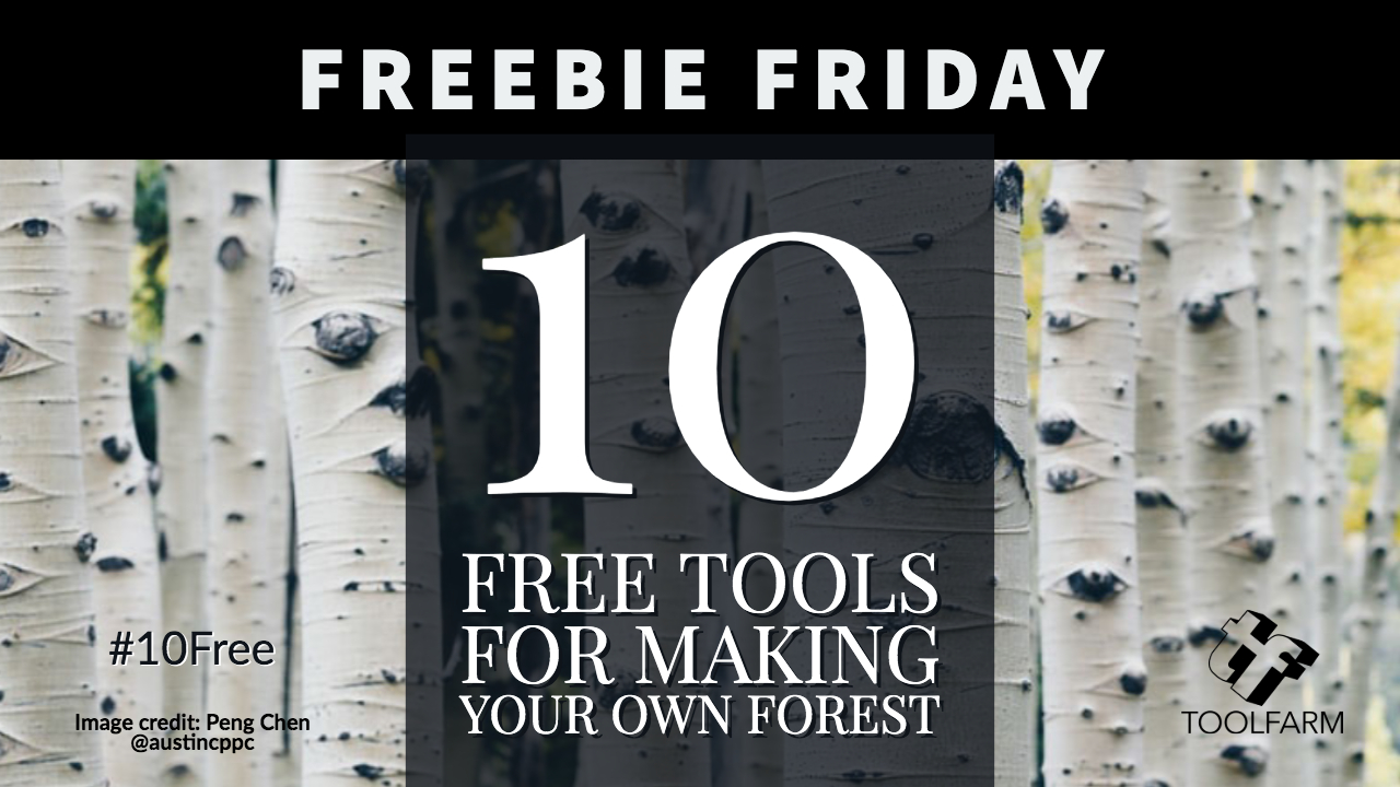 10 Free Tools for making your own forest. Image credit : Peng Chen @austincppc Avatar of user Peng Chen Peng Chen @austincppc