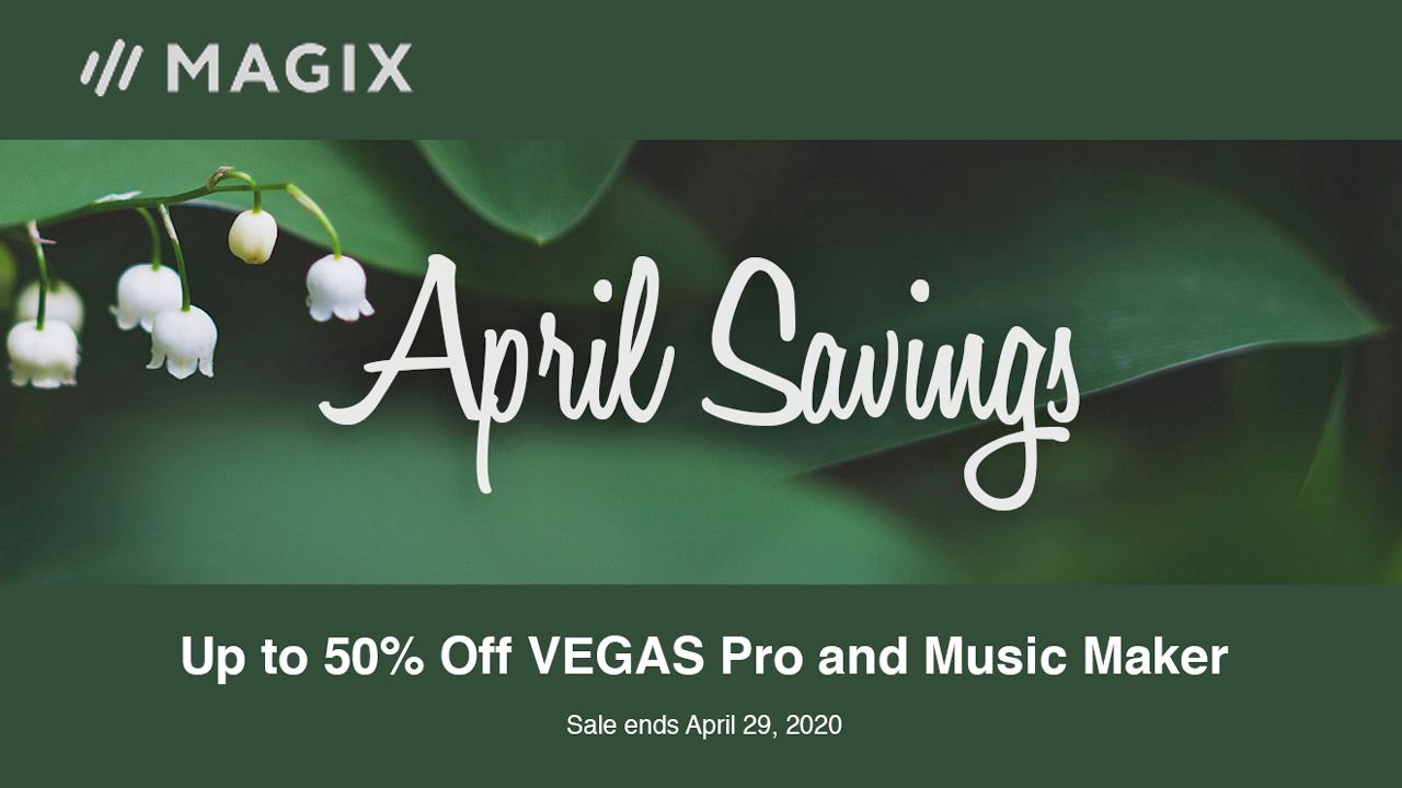magix april savings 50% off vegas