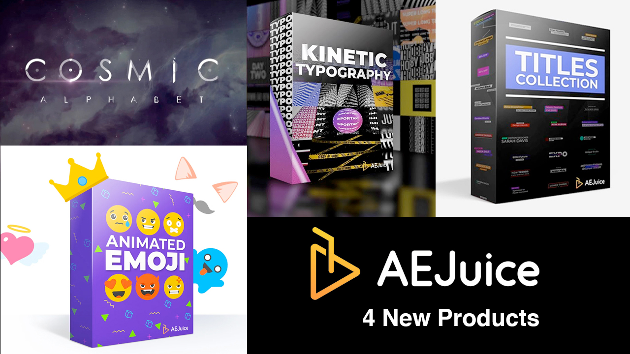 aejuice 4 new products