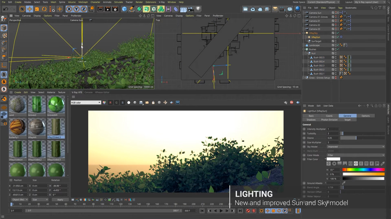 how to add multiple layers to a vray material cinema 4d