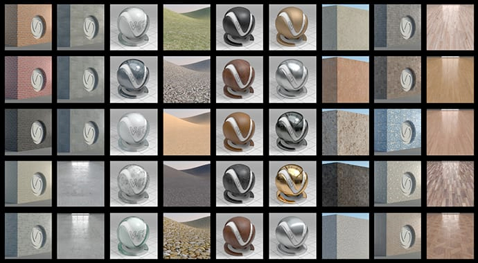 vray rhino material library