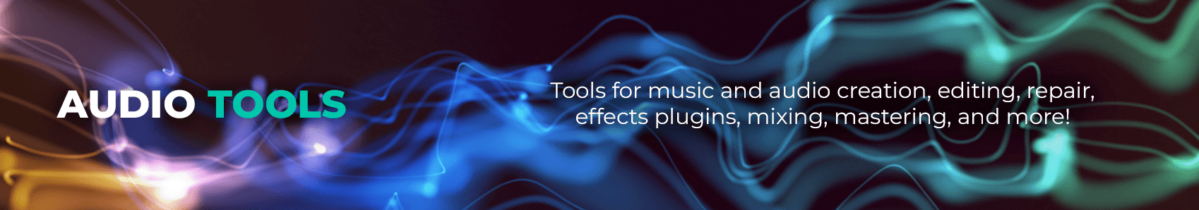 Audio Tools Page Header