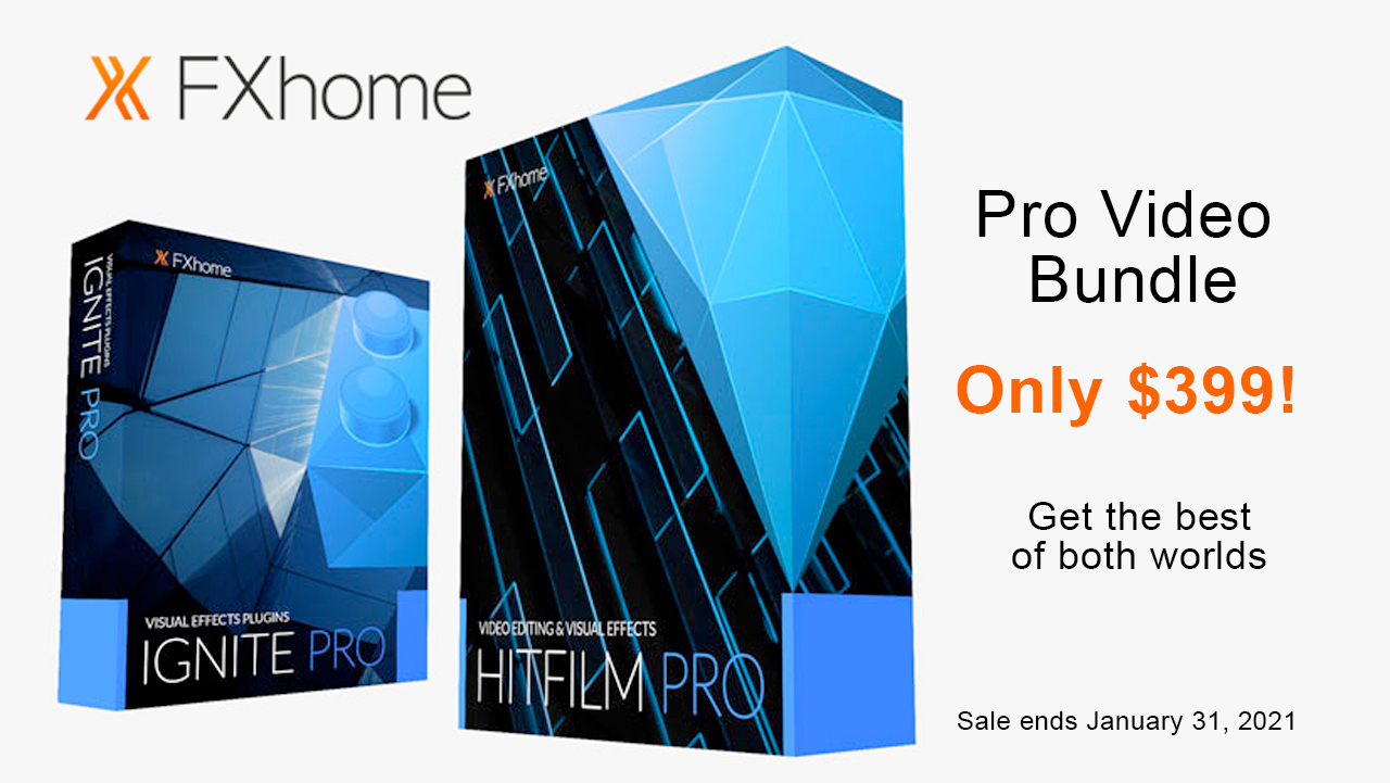 fxhome pro video bundle sale
