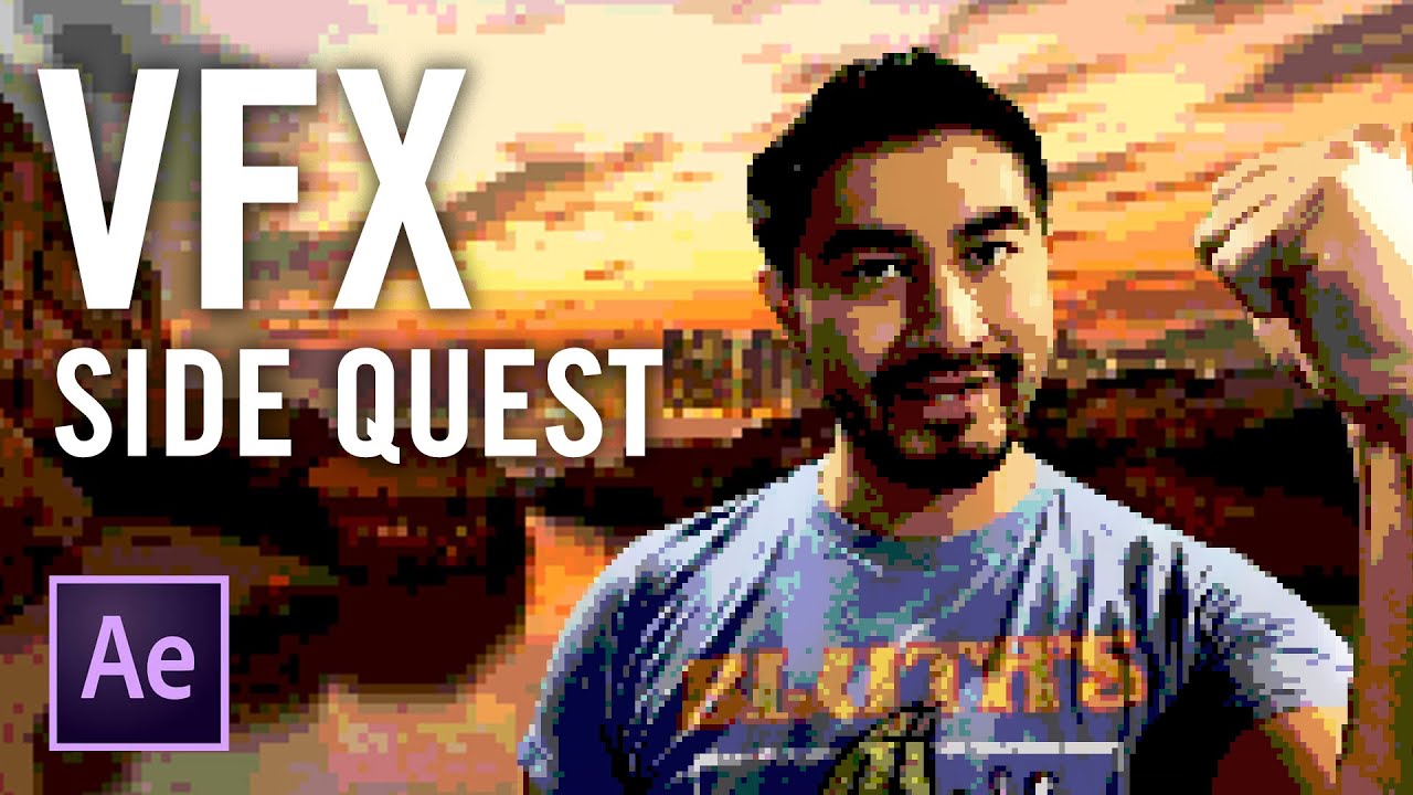 VFX Side Quest Hashi 16 bit retro video game look