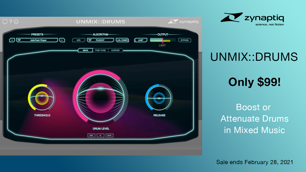 zynaptiq unmix drums $99