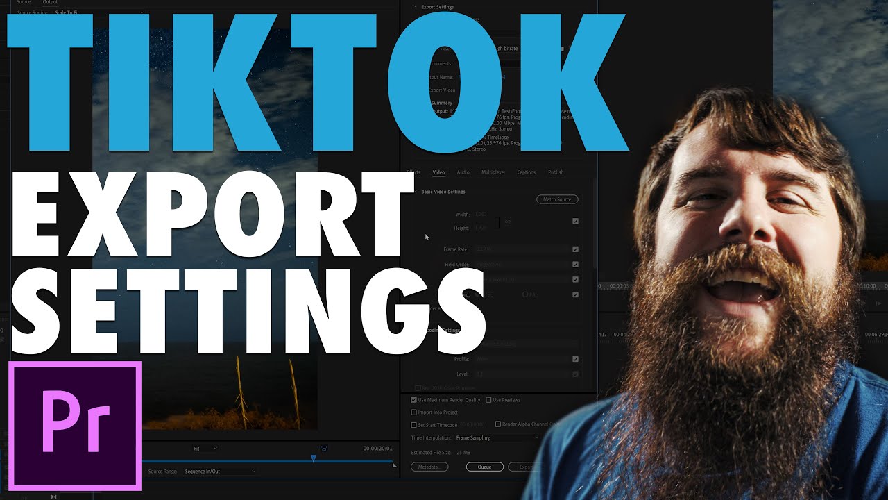 How To Export High-Quality TikTok Videos in Premiere Pro CC + Free Preset