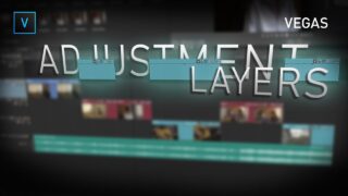 Add Adjustment Layers in VEGAS Pro 18