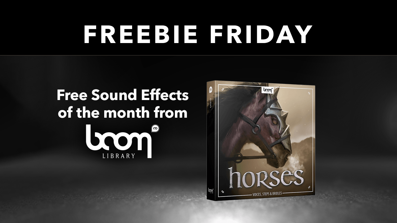 Freebie Friday Horses boom library