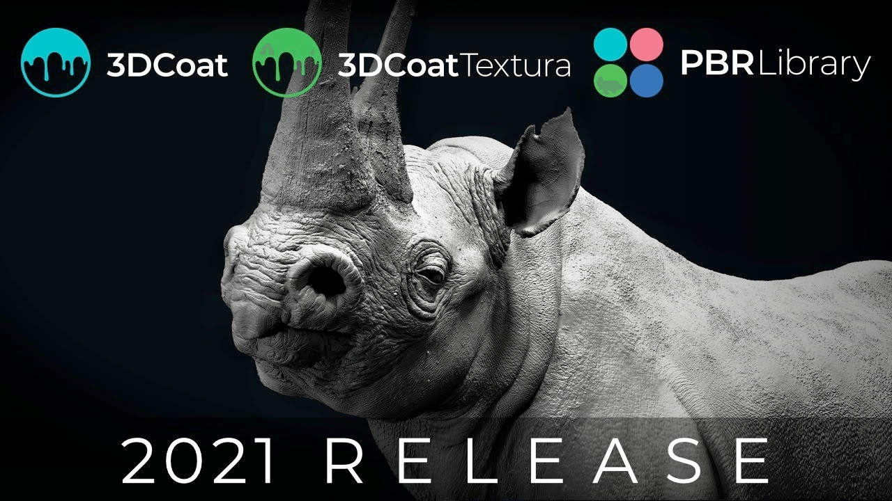 New: 3DCoat 2021 and New 3DCoatTextura, Intro Sale