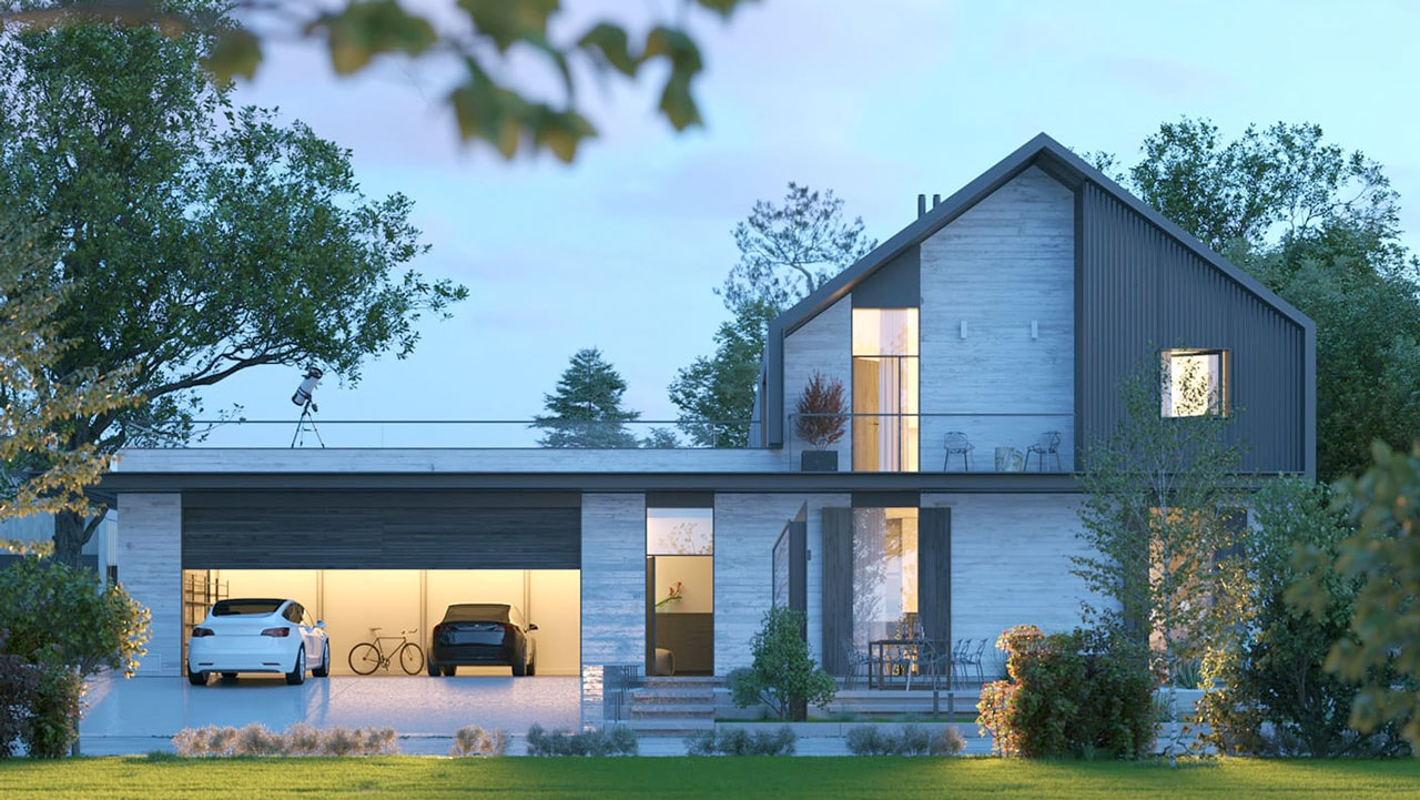 vray for sketchup exterior rendering