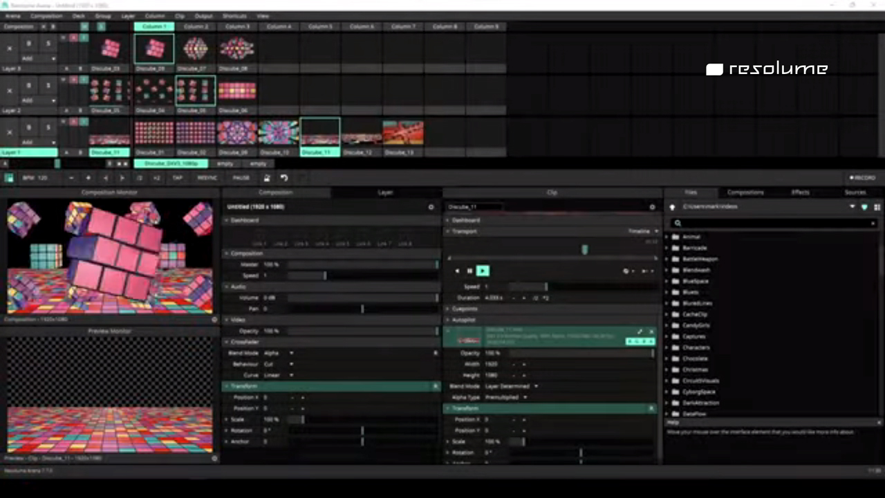 resolume arena 5 ndi output