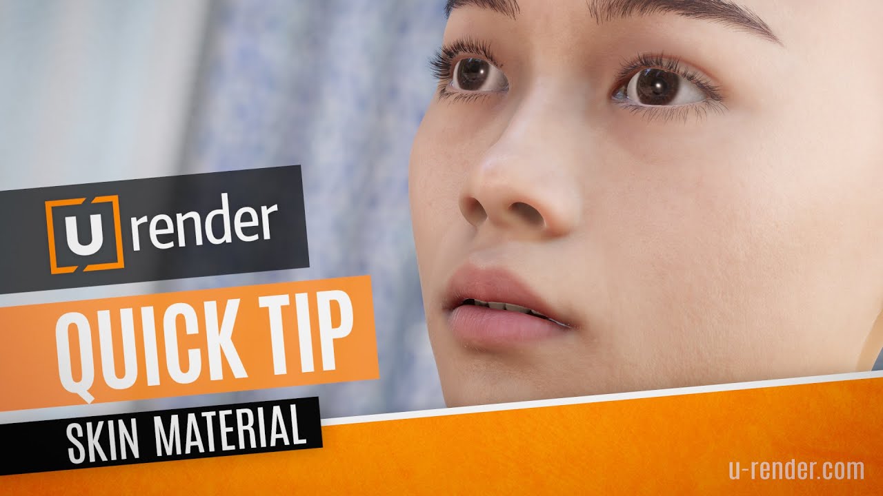 u-render subsurface scattering for skin tutorial