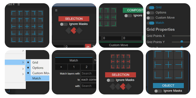 move anchor point interface