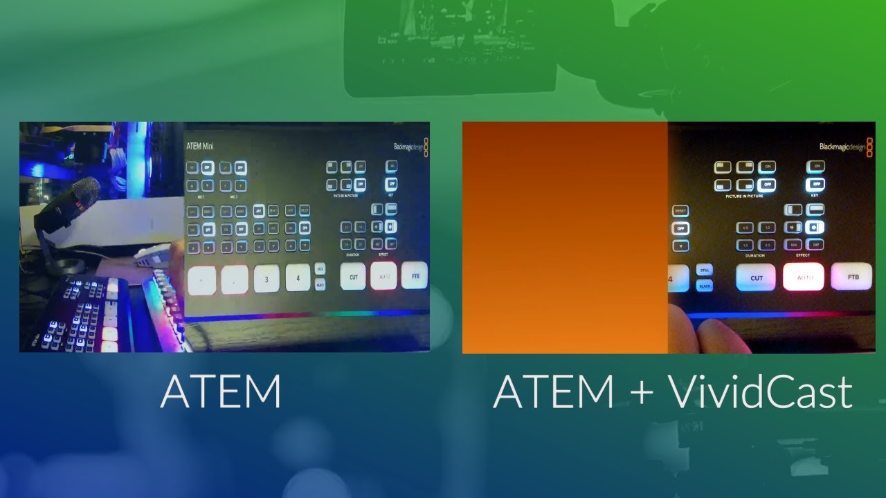 Pairing VividCast Dynamic Transitions with Blackmagic Design's ATEM Switchers