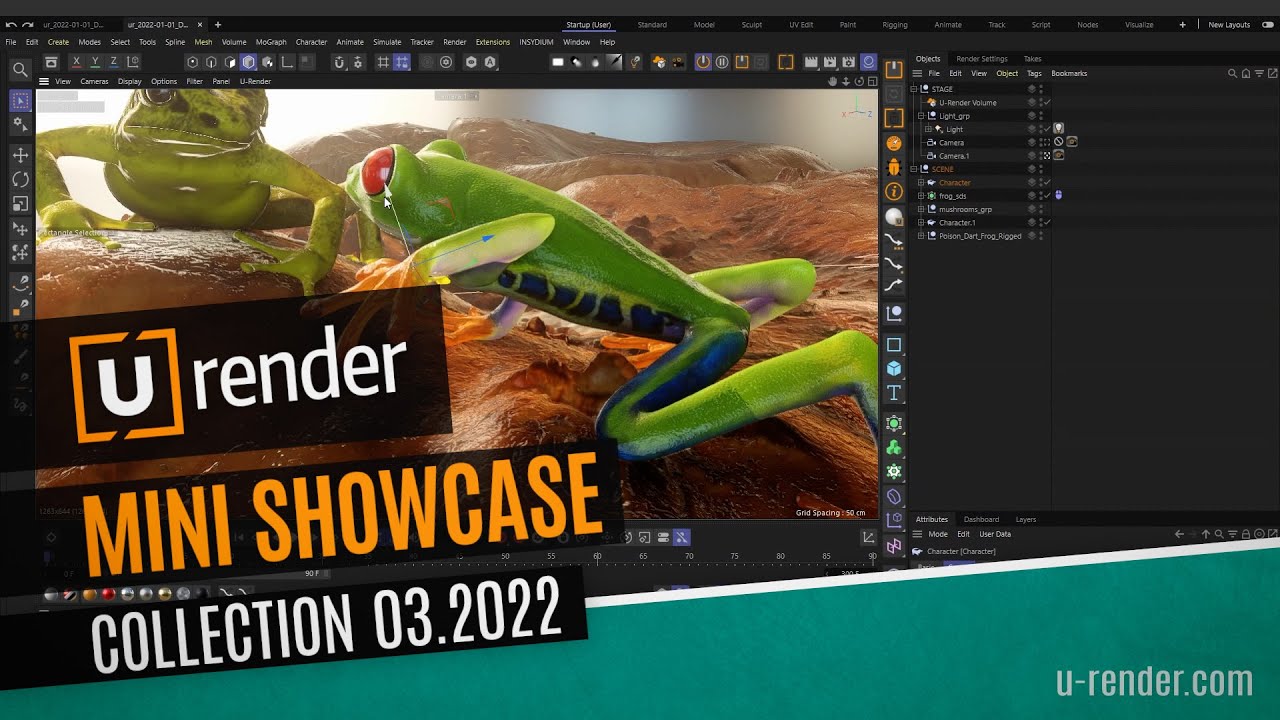 u-render march 2022 showcase