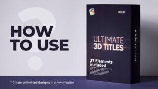 century creative ultimate 3d titles tutorial