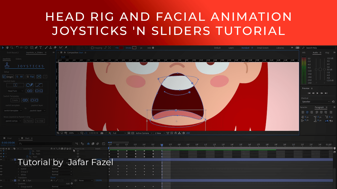 head rig facial animation