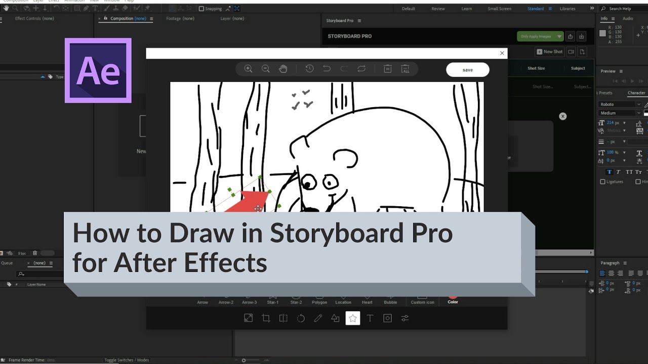 how to draw in storyboard pro