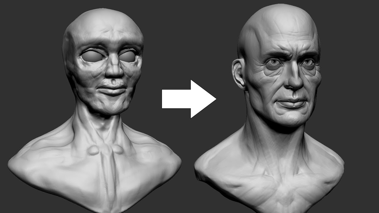 zbrush face sculpting tutorial