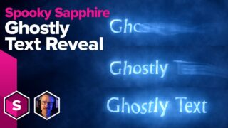 Ghostly Text reveal Sapphire