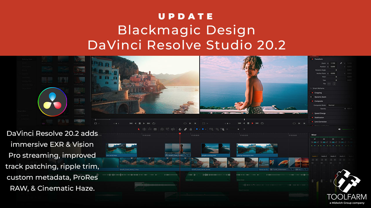 DaVinci Resolve 20 スタジオ Media | Blackmagic Design