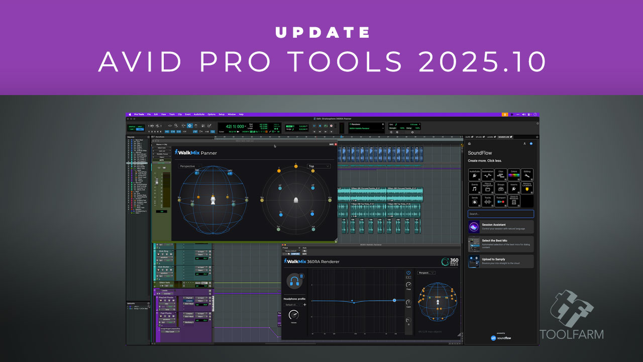 Update: Avid Pro Tools 2025.10 -, image size:1280x720