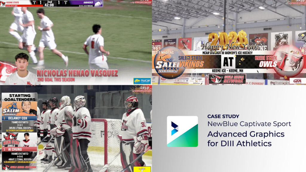Case Study: NewBlue Captivate Sport: Advanced Graphics for DIII Athletics